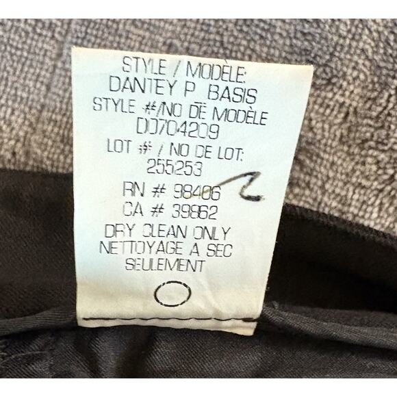 Theory Black Dantey P Basis Pants Women’s Size 6 Made In USA Business Career - Picture 10 of 13